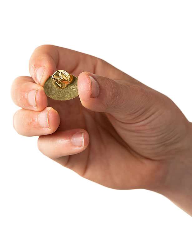 Oval Lapel Pin