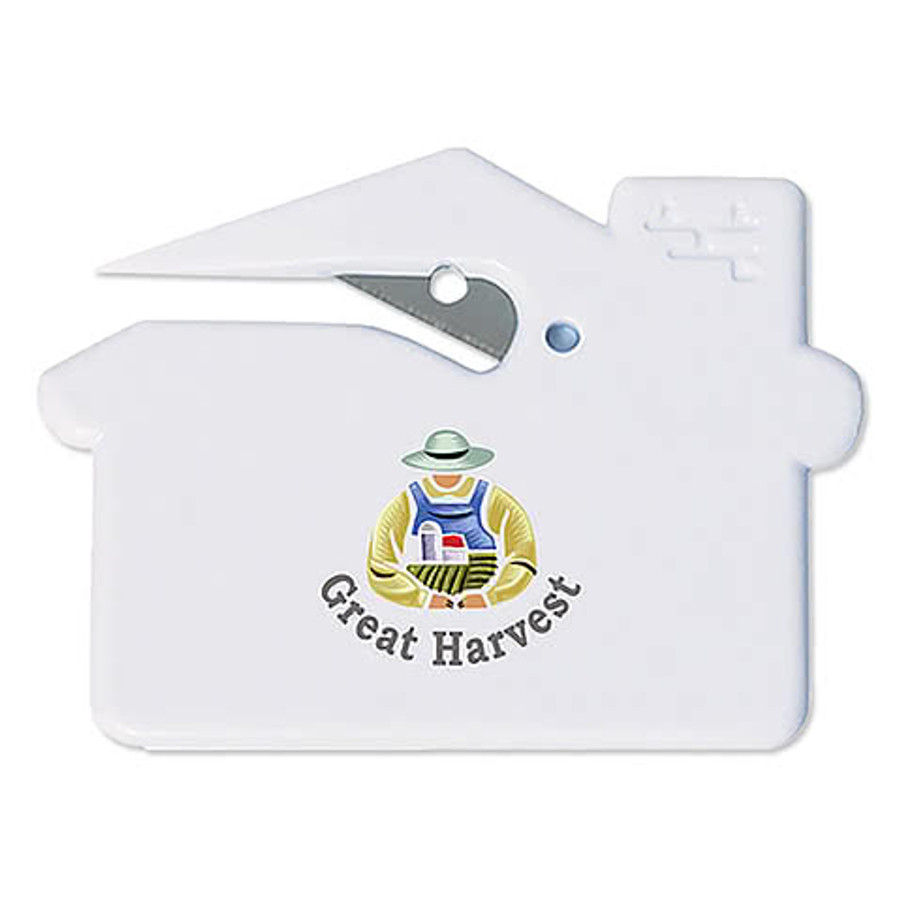 Full Color House Shaped Letter Opener