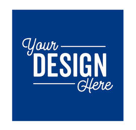 6 Feet Distance 12" Square Floor Decal - Color: Royal / White