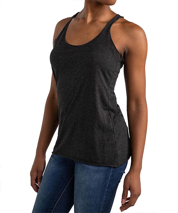 Custom Next Level Women's Tri-Blend Racerback Tank - Design