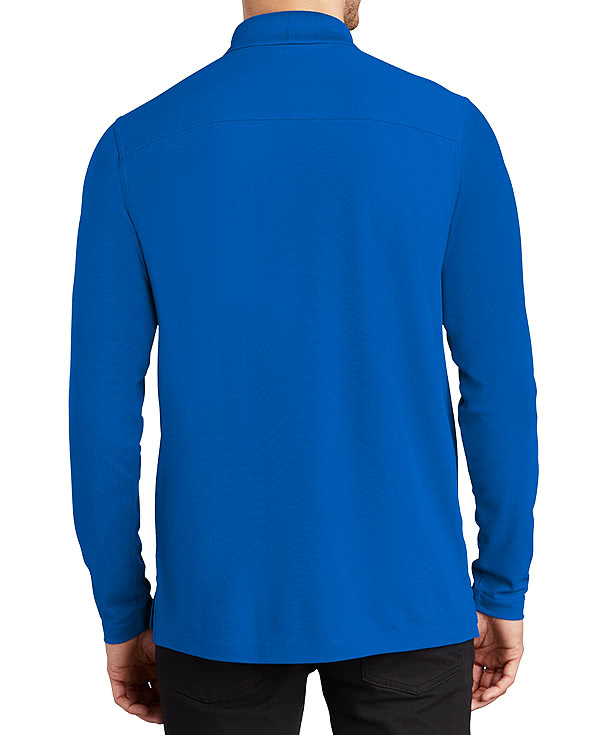 OGIO Caliber 2.0 Long Sleeve Performance Pique Polo - Printed