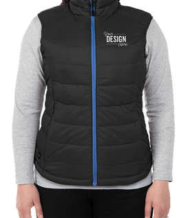 Stormtech Women's Stavanger Thermal Vest - Color: Black / Azure Blue