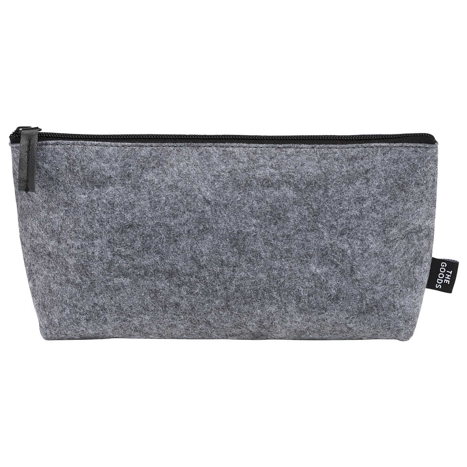 Full Color The Goods Recycled Felt Zippered Pouch