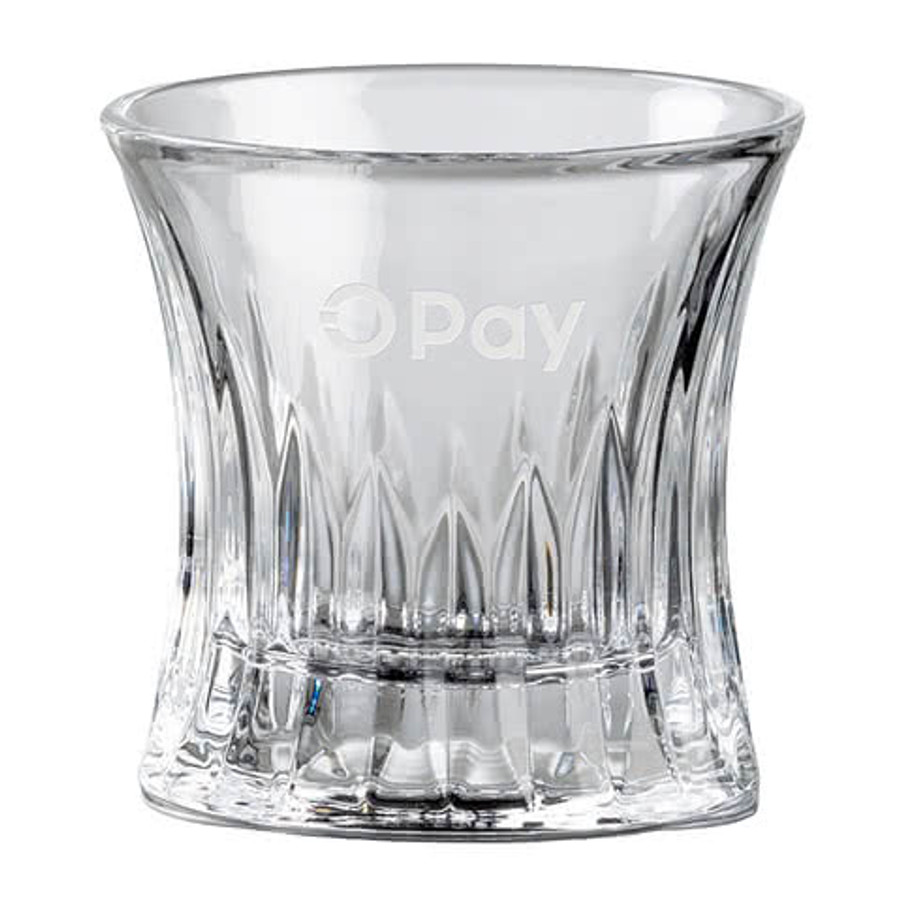 Laser Etched 9.5 oz. Langstaff On-the-Rocks Glass in Clear