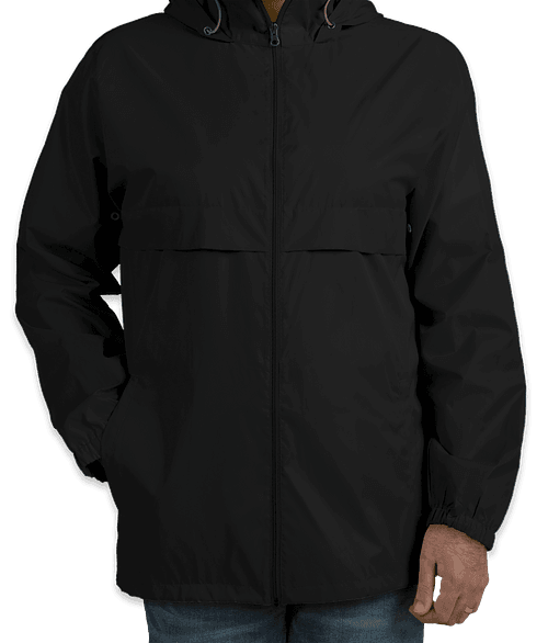Custom Independent Trading Solid Lightweight Full Zip Jacket Custom Independent Trading Solid Lightweight Full Zip Jacket