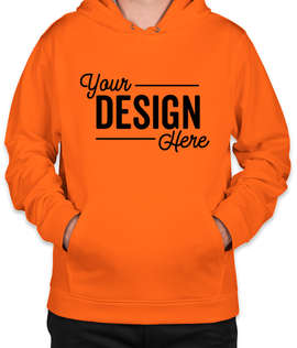 Sport-Tek Performance Pullover Hoodie - Color: Deep Orange