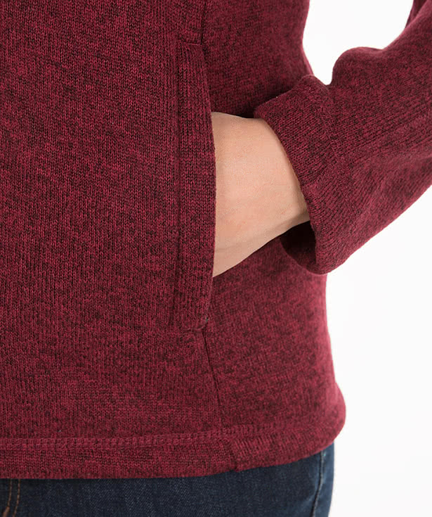 Devon & Jones Women's Full Zip Sweater Fleece Jacket