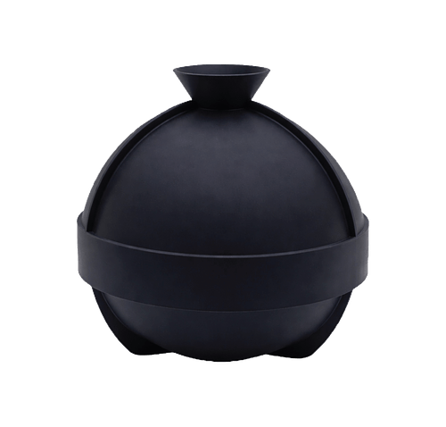 Signature Round Ice Mold in Charcoal