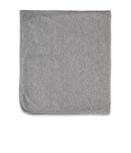 Marine Layer Signature Blanket - Color: Heather Grey / Asphalt Grey