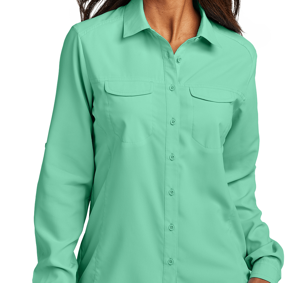 Port Authority Women's Daybreak UV Long Sleeve Shirt-default