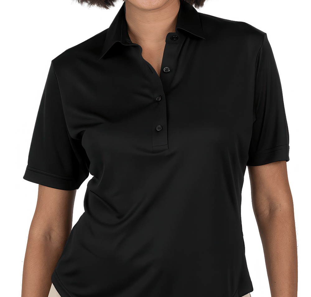 Blue Generation Women's Bonded Dress Collar Performance Polo - Embroidered-default