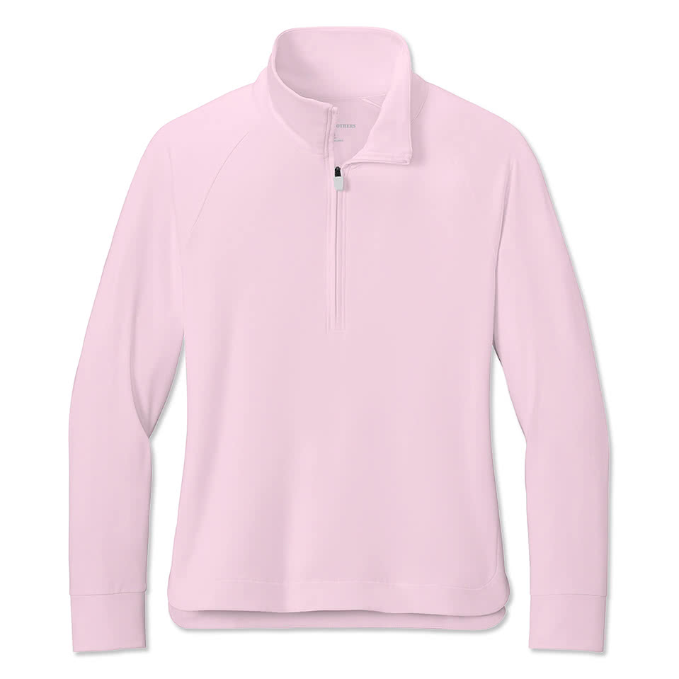 Brooks Brothers Women's Luxe Performance Recycled UPF 50+ Quarter Zip Pullover