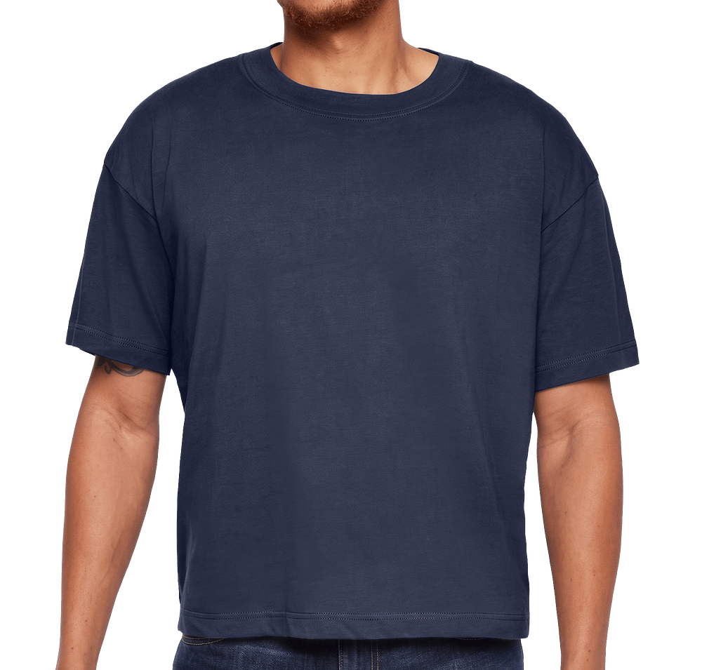 Live & Tell by LAT Boxy Fine Jersey Crewneck T-shirt-default