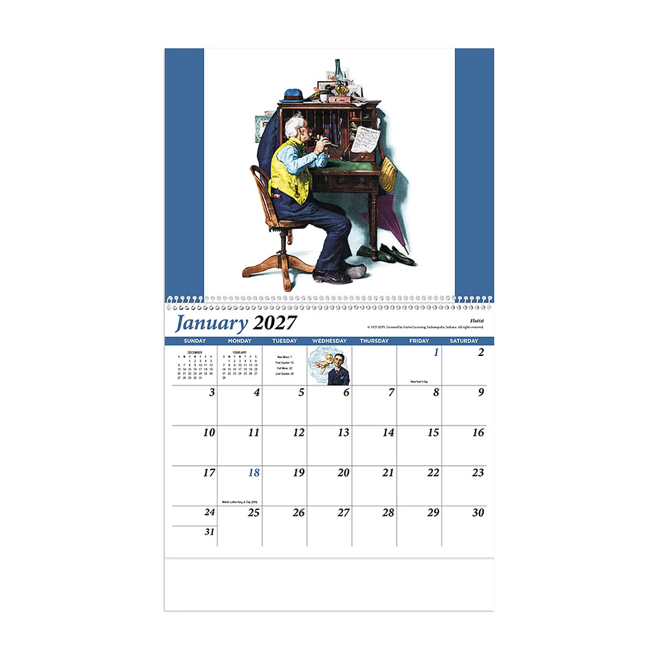 Rockwell Pharmacy Spiral Wall Calendar