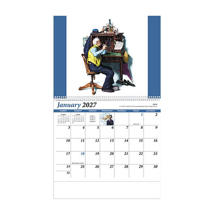 Rockwell Pharmacy Spiral Wall Calendar in HL Rockwell Pharmacy.2026