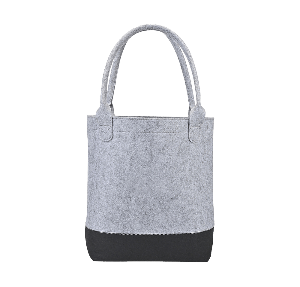Out of The Woods Felt Colorblock Tall Tote Bag-default