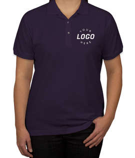 Port Authority Women's Silk Touch Polo - Color: Eggplant