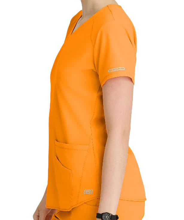 Skechers by Barco Women’s Breeze Recycled V-Neck Scrub Top