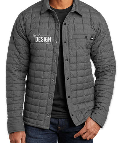 The North Face ThermoBall Eco Snap Jacket - TNF Dark Grey Heather