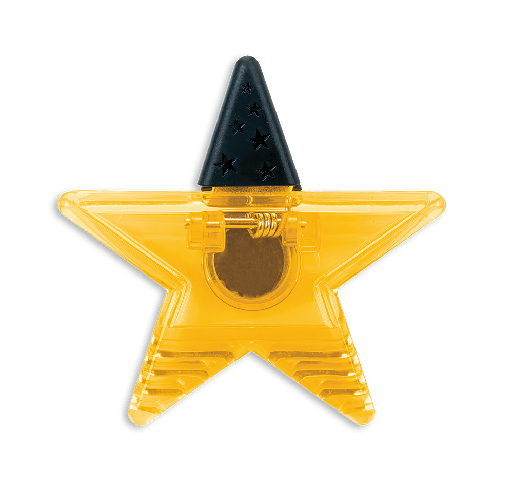 Full Color Star Shaped Magnetic Memo Clip-default