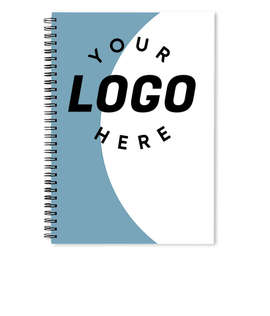 Curve JournalBooks ® Spiral Notebook - Color: Blue Steel