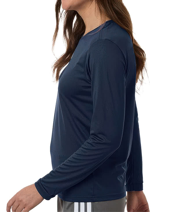 Adidas Women's Pregame Recycled Long Sleeve Performance Shirt