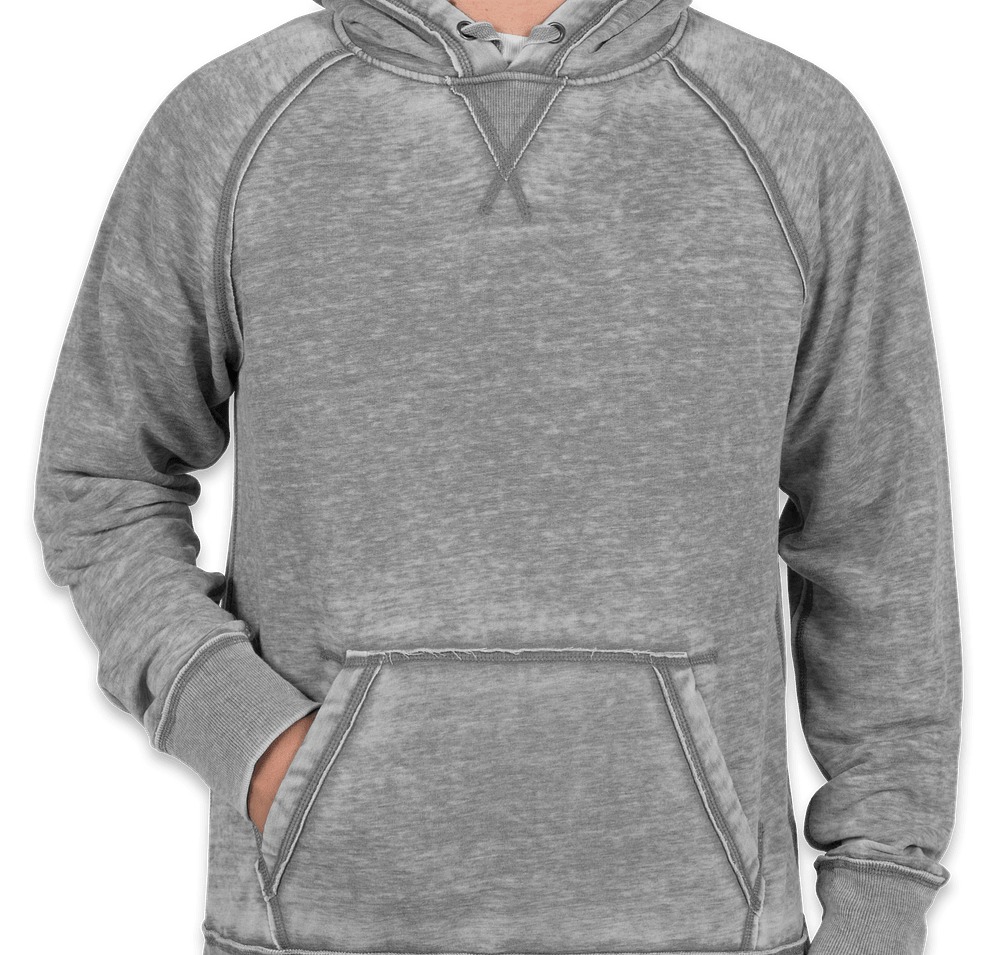 J. America Acid Wash Pullover Hoodie-default