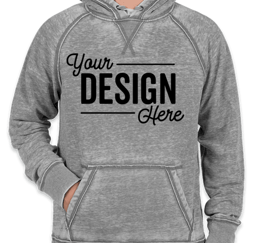 Design Custom J. America Acid Wash Pullover Hoodies Online at CustomInk