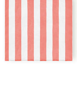 Port Authority Lightweight Screenprinted Cabana Stripe Beach Towel - Color: Papaya
