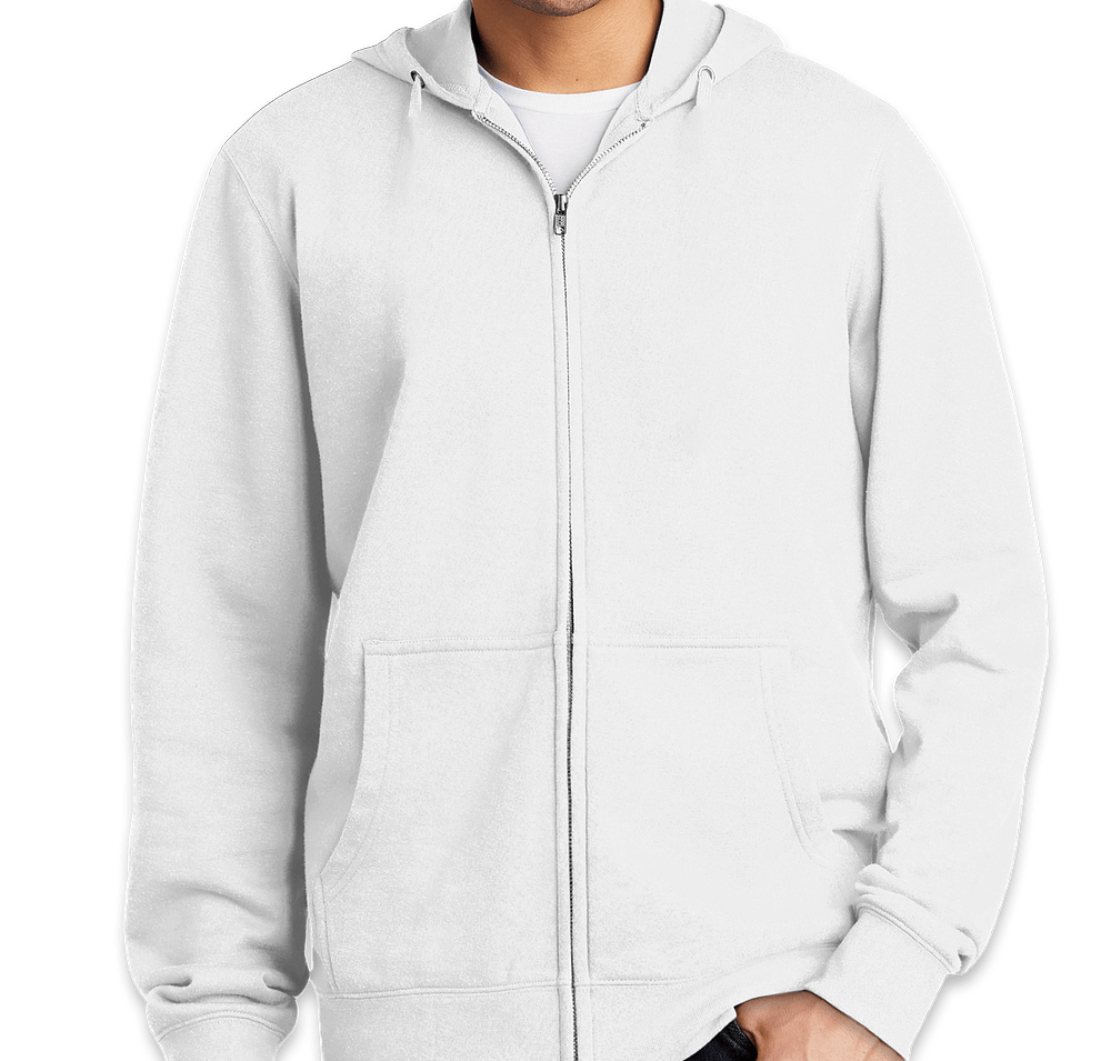 District V.I.T. Zip Hoodie - Embroidered-default