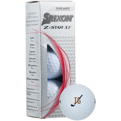 Custom Full Color Srixon Z-Star XV Golf Balls (Box of 3) - Design