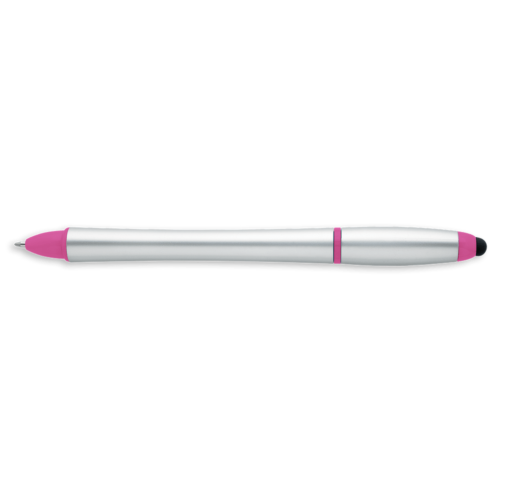 Combo Highlighter and Ballpoint Stylus Pen (black ink)-default