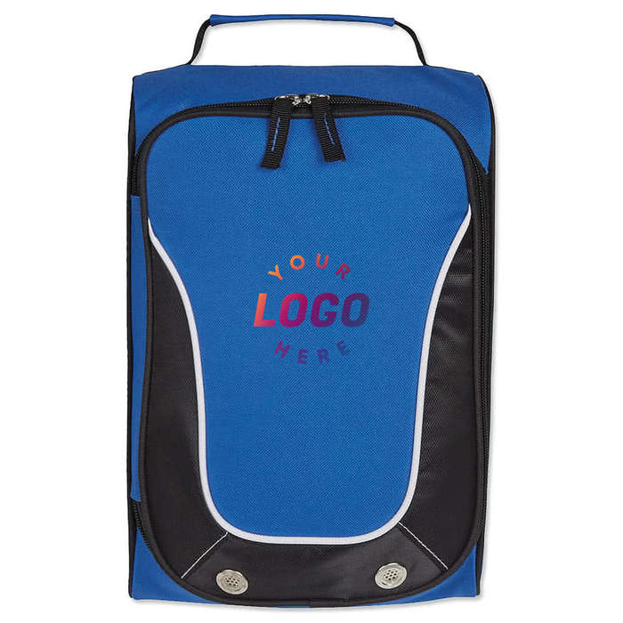 Carlton Dobby Double Zippered Shoe Bag