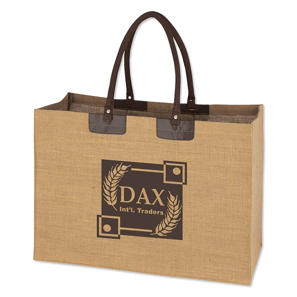 Jumbo Jute Tote Bag
