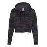 Independent Trading Women's Camo Cropped Hoodie
