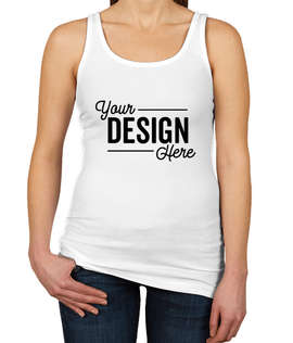 Next Level Women's Slim Fit Jersey Tank - Color: White