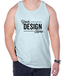 Hanes ComfortWash 100% Cotton Garment Dyed Tank - Color: Soothing Blue