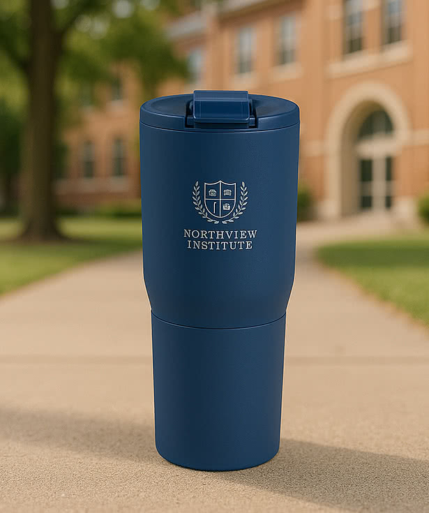 BruMate Laser Engraved 35 oz. Nav Stainless Steel Tumbler