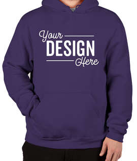 Soffe 50/50 Pullover Hoodie - Color: Purple