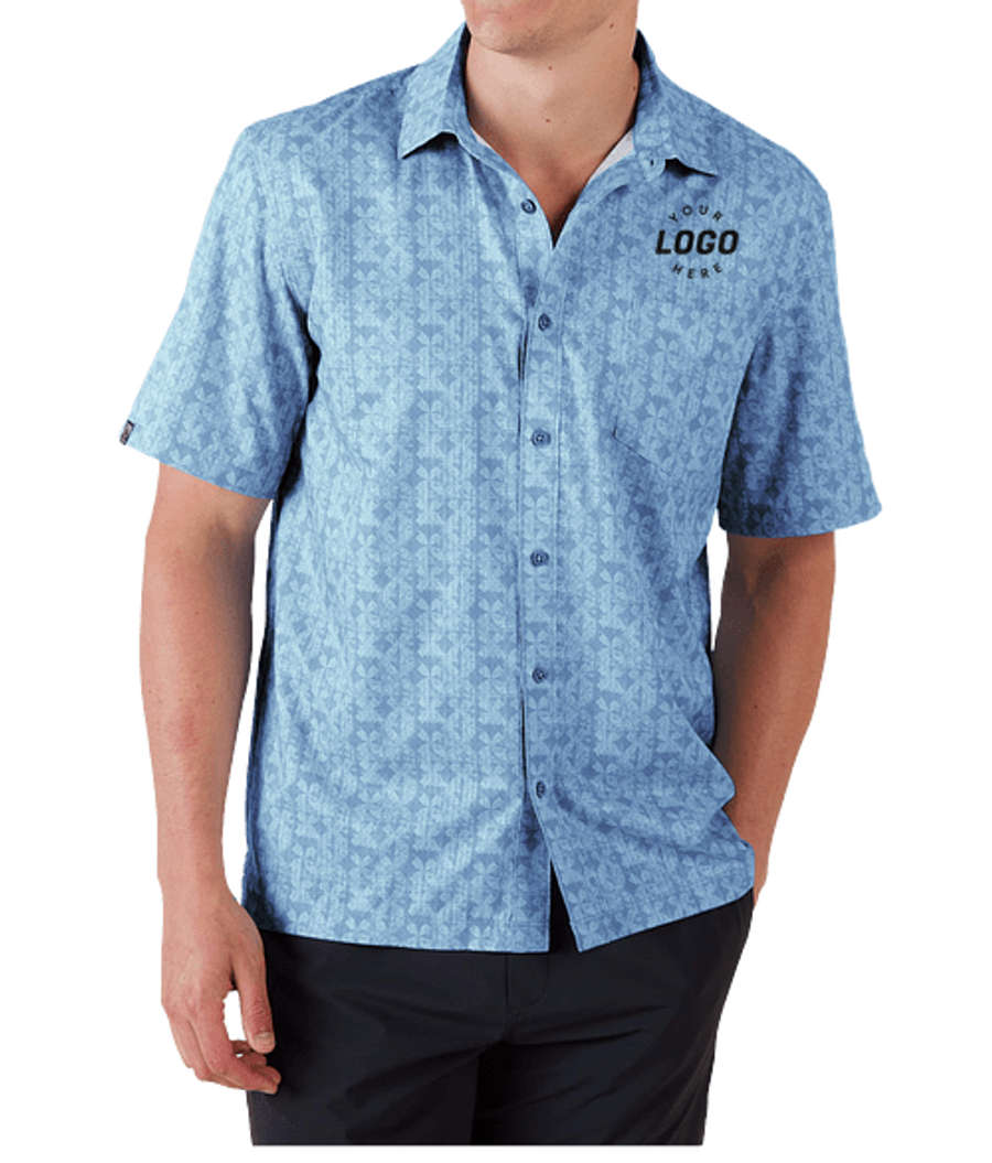 Storm Creek Enthusiast Recycled Short Sleeve Shirt in Sky Blue