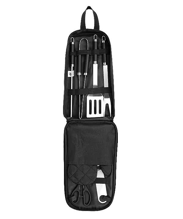 7-Piece Pit Master BBQ Set with Carrying Case