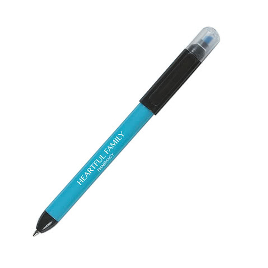 Twin-Write Highlighter Ballpoint Pen (black ink)