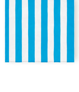 Port Authority Lightweight Screenprinted Cabana Stripe Beach Towel - Color: Turquoise