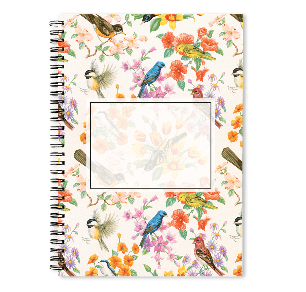 Birds JournalBooks ® Spiral Notebook-default