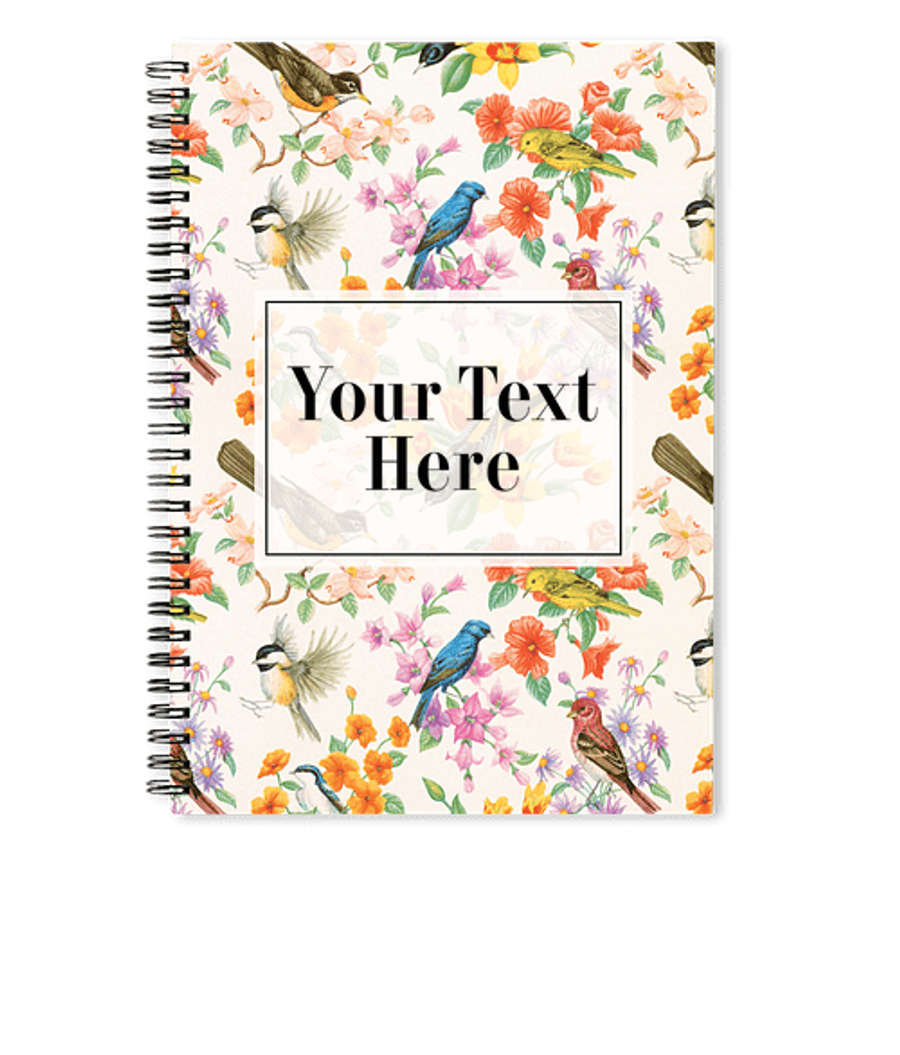 Birds JournalBooks ® Spiral Notebook in Birds