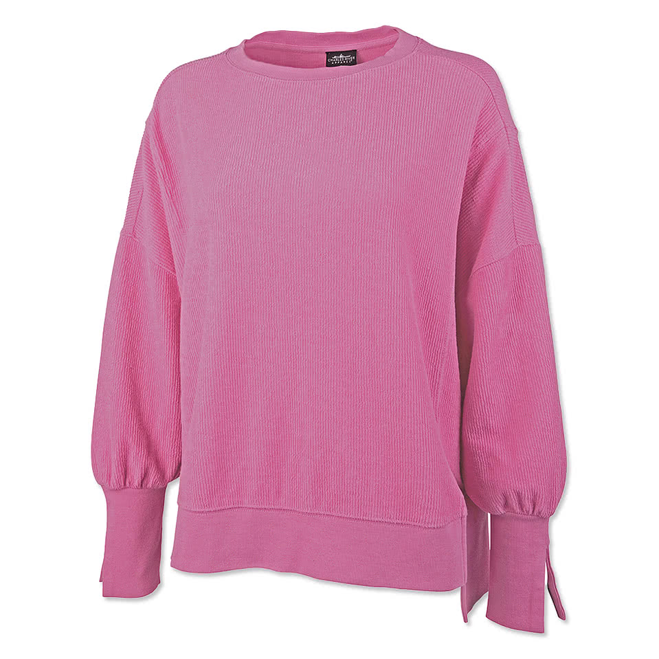 Charles River Women's Camden Spliced Crewneck Sweatshirt