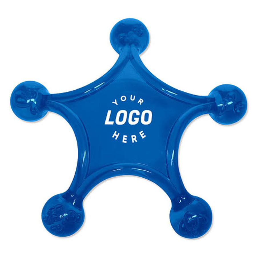 Star Shaped Massager in Clear