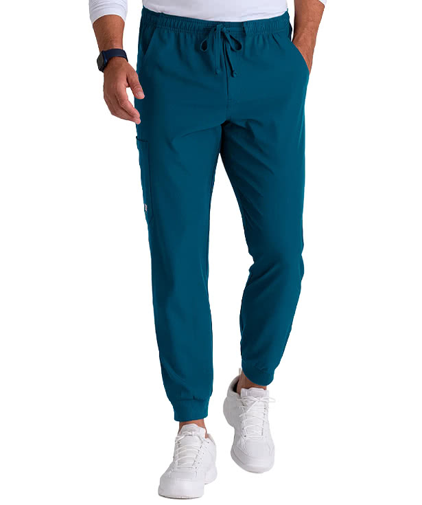 Skechers by Barco Recycled Zip-Fly 3-Pocket Jogger Scrub Pant