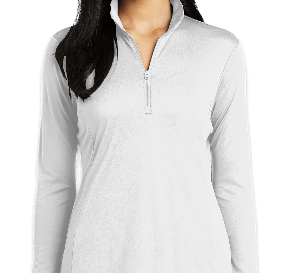 Sport‑Tek Women's Competitor Quarter Zip Performance Shirt-default