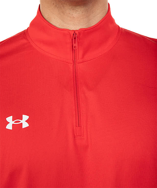 Under Armour Team Tech Recycled Quarter Zip Performance Shirt - Printed